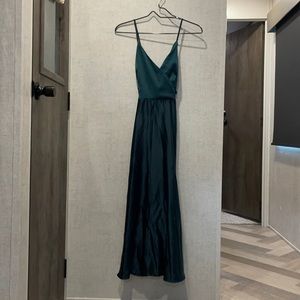 V-neck formal dress